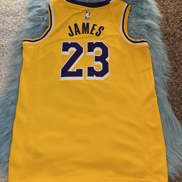NWT and WOT! 2  Lebron James #23 Lakers Jerseys! Size S and L - Picture 12 of 12